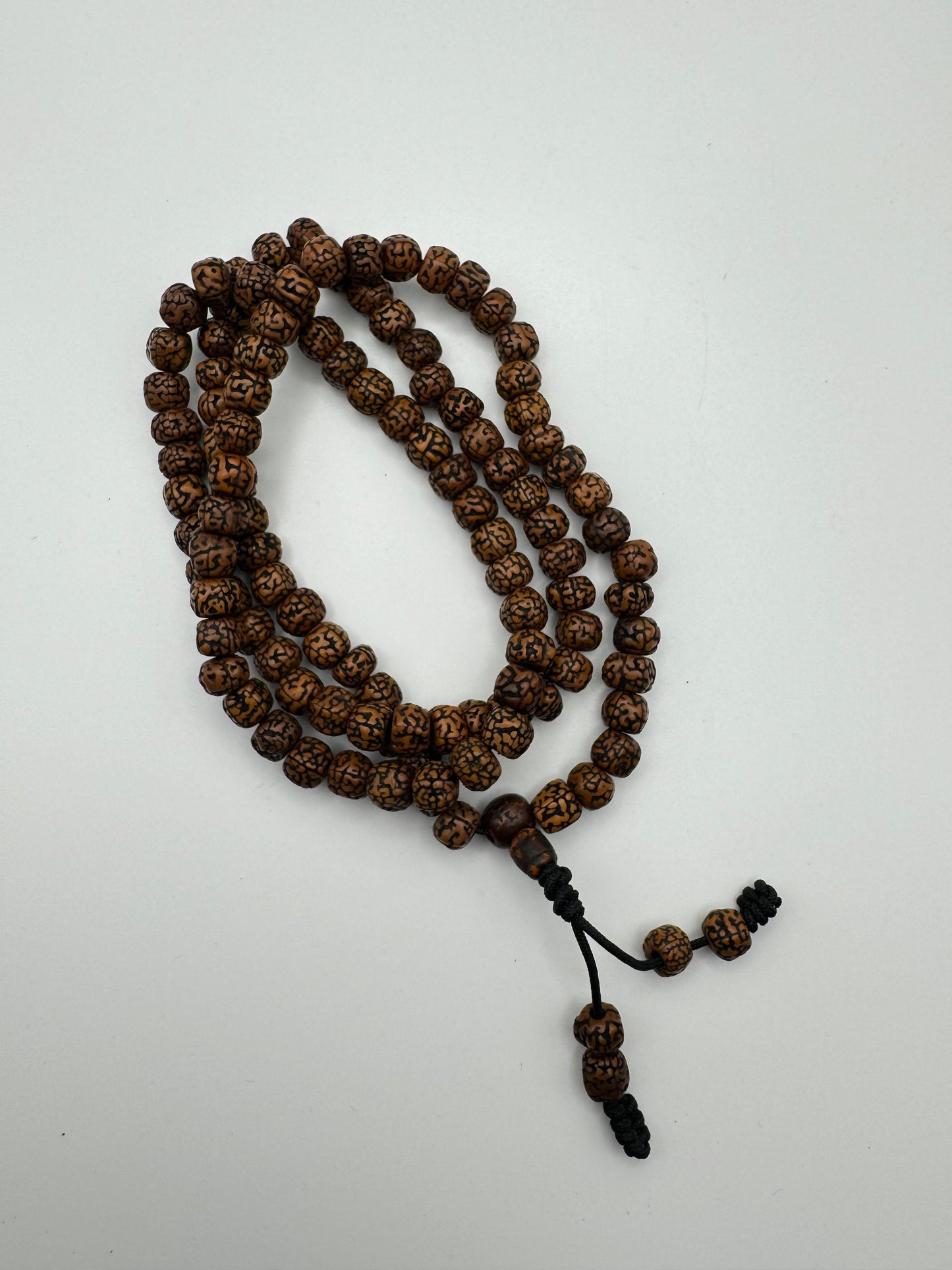 Natural Rudraksha Mala/Rosary 108 Beads