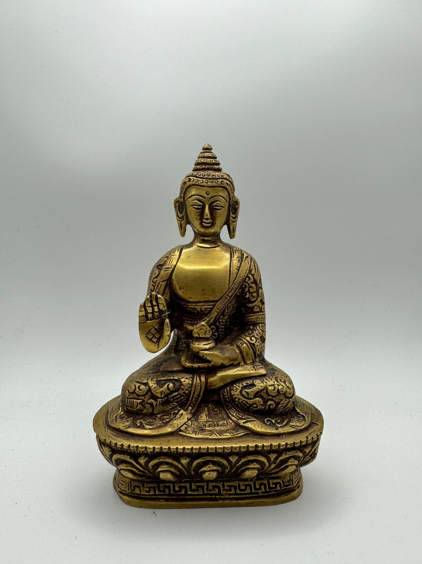 Lord Buddha Blessing with Sacred Kalash
