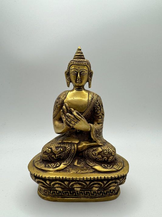 Vairochana Antique Bronze Figurine Sculpture