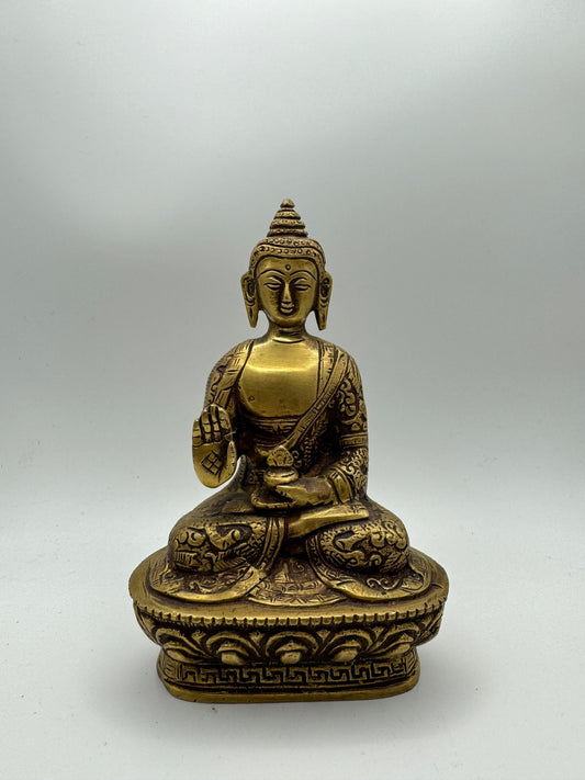 Lord Buddha Blessing with Sacred Kalash
